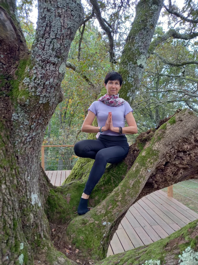 Damnat photo portrait dans un arbre